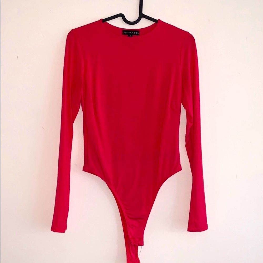 Jluxlabel - coral red bodysuit